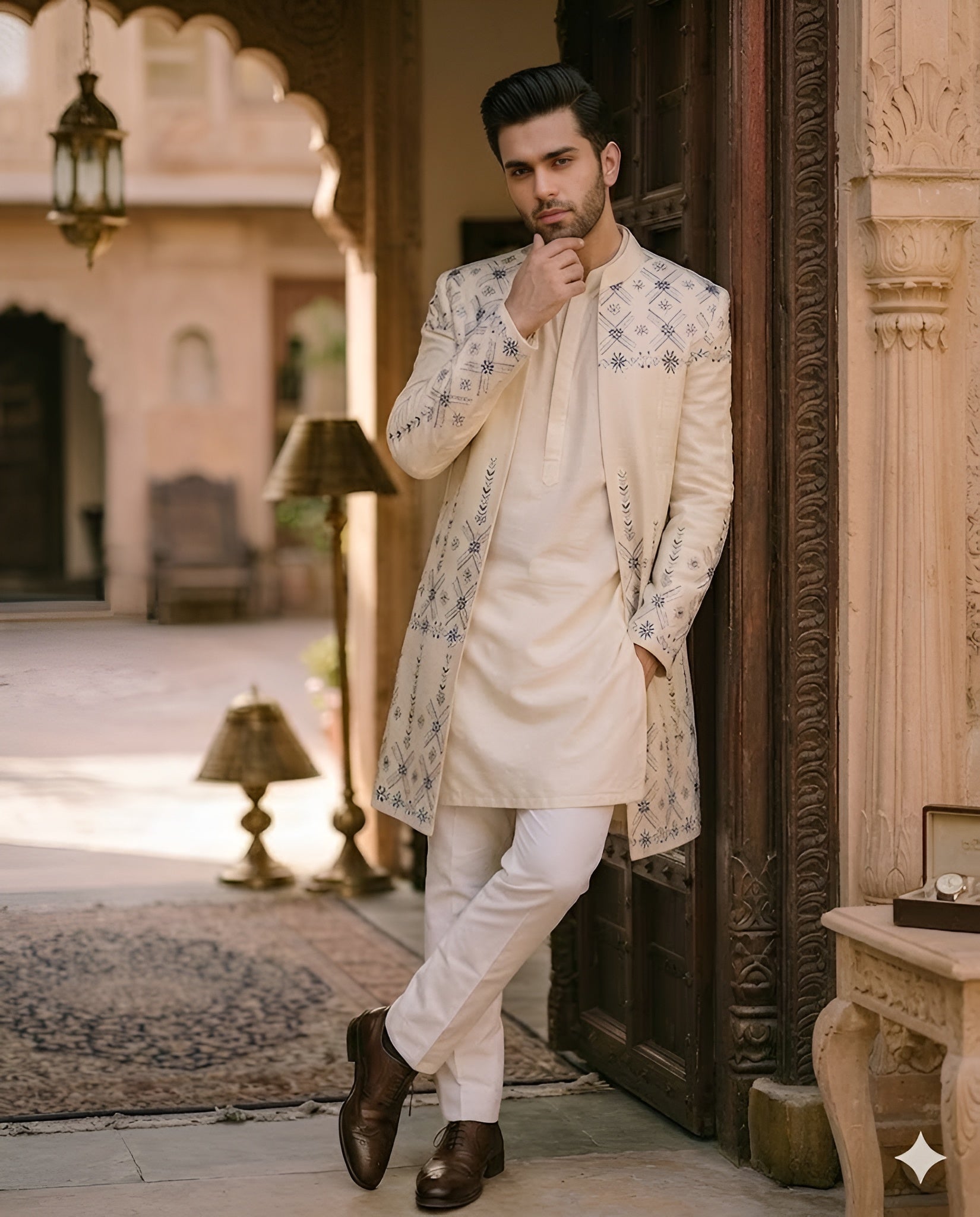 Cream Silk Festive Set