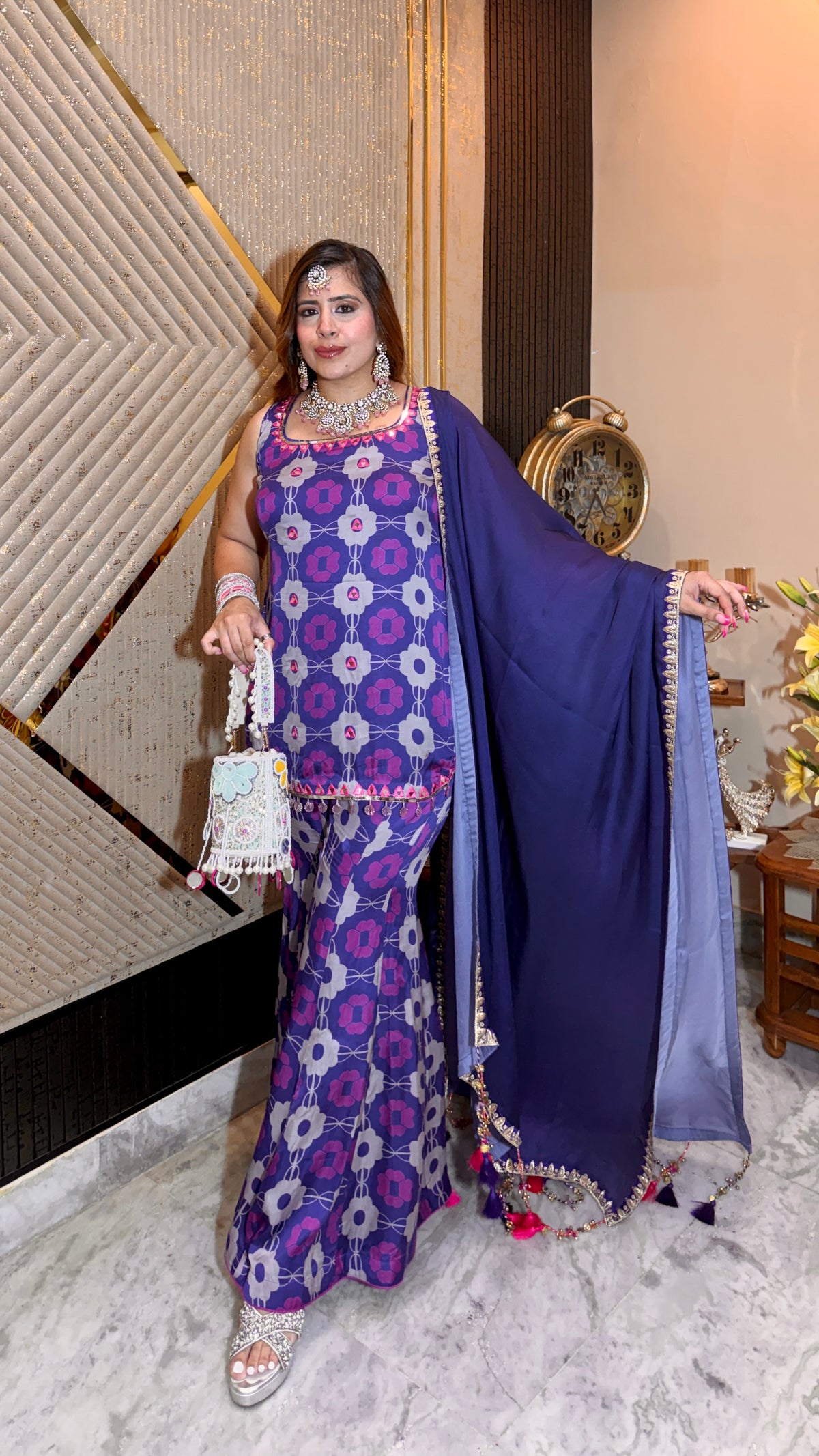 Purplicious Garara Suit
