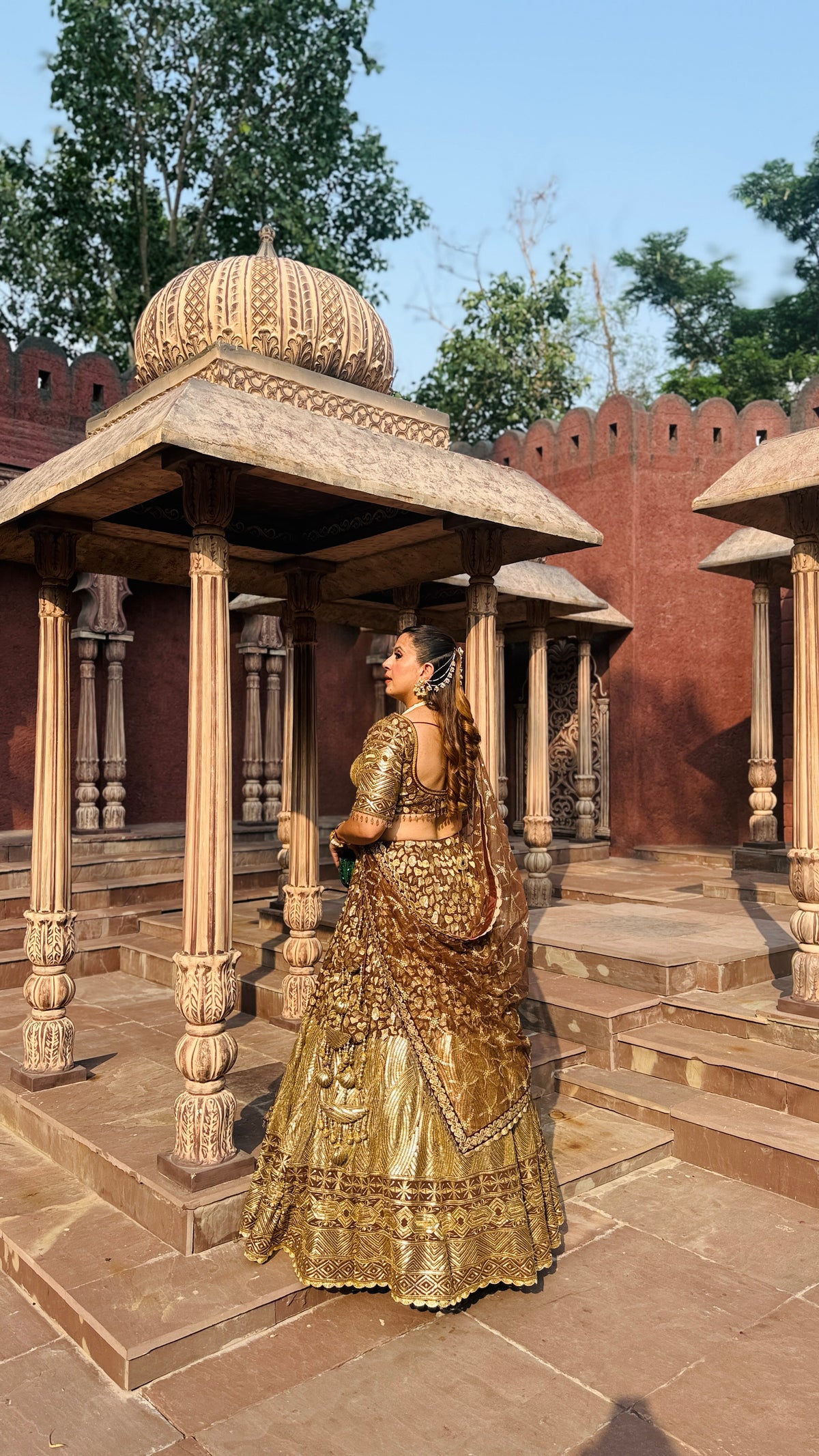 Brown Rang Lehenga