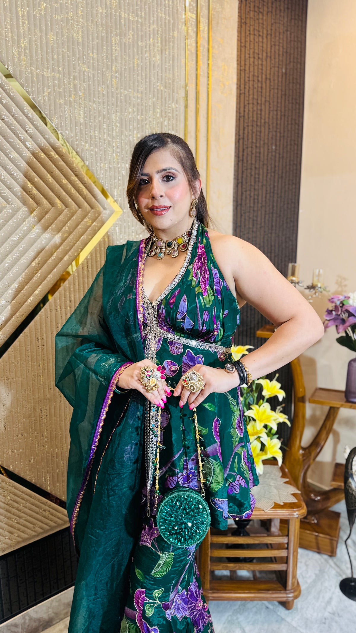 Greedy Green Garara Suit
