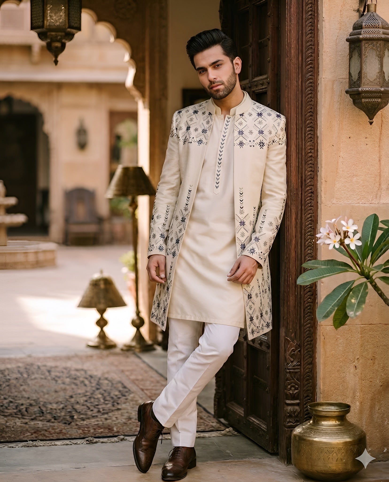 Cream Silk Festive Set