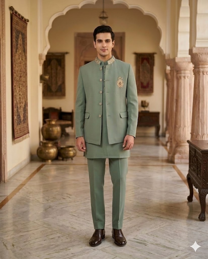 Pista Green Kurta Set