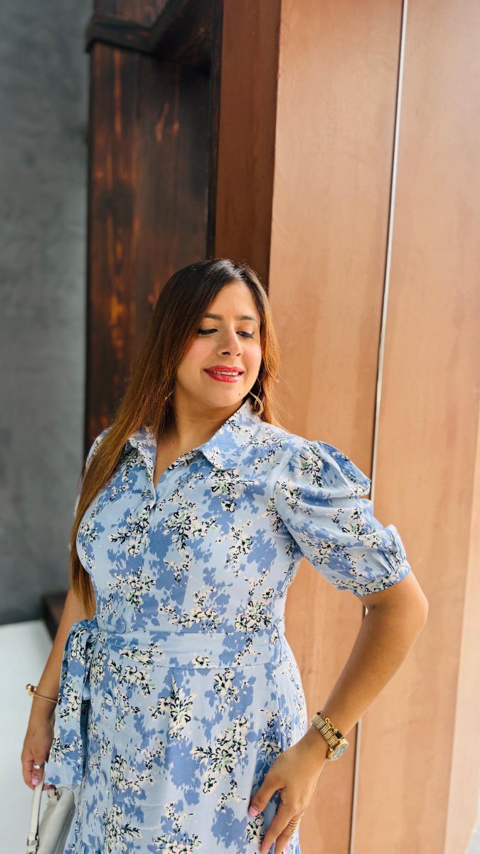 Paradise Blue Midi