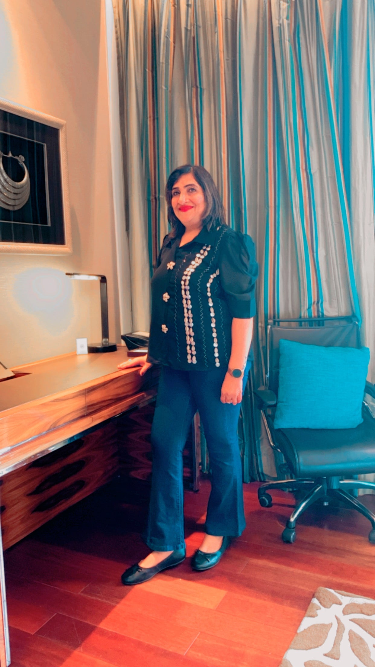 Black Seashells Shirt