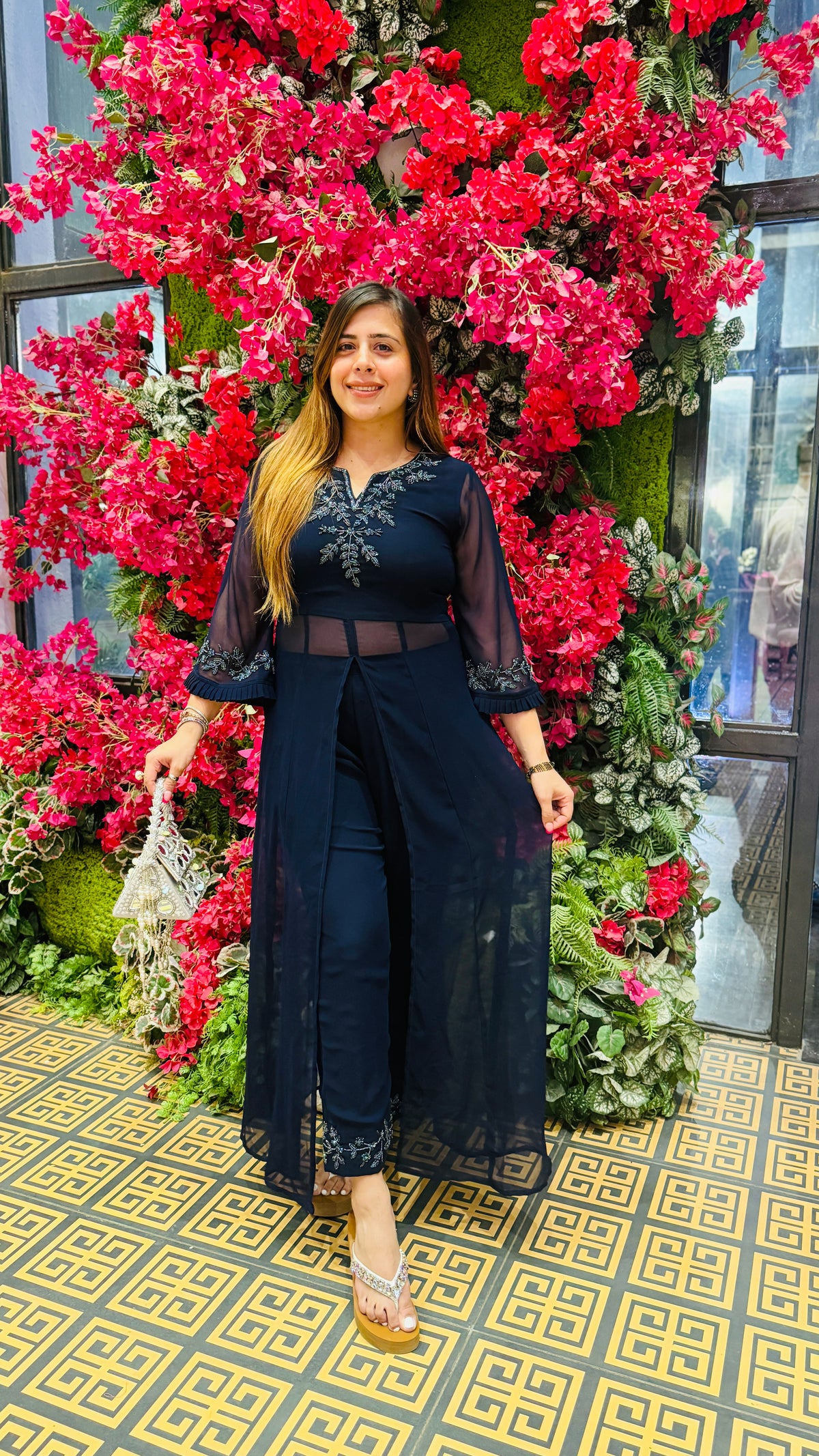 Midnight Vine Navy Blue Suit