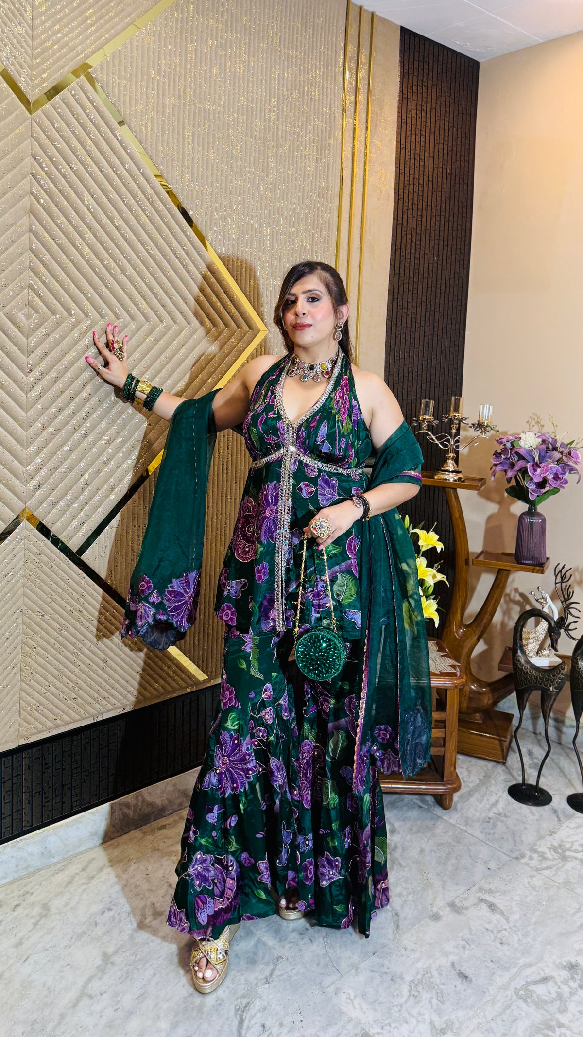 Greedy Green Garara Suit