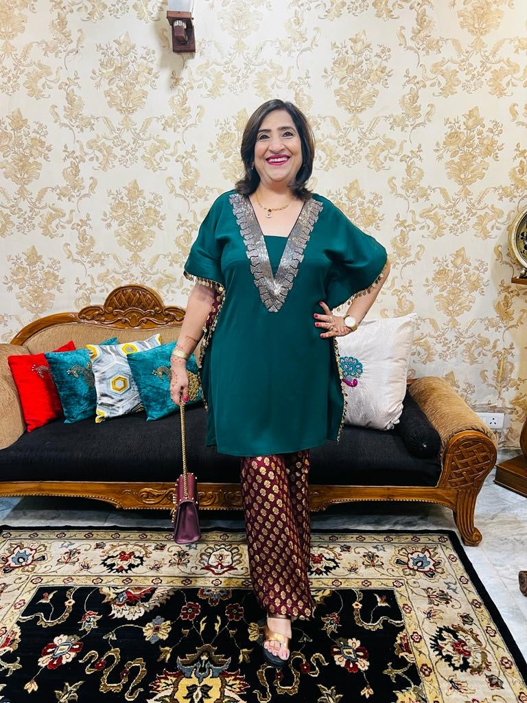 Green Kaftaan Co-Ord