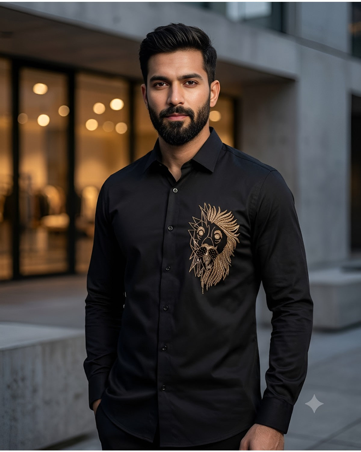 Regal Mane Black Shirt