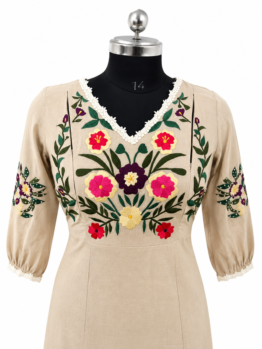 Bloom Floral Feeding Midi | Lakhina Couture - Look 9