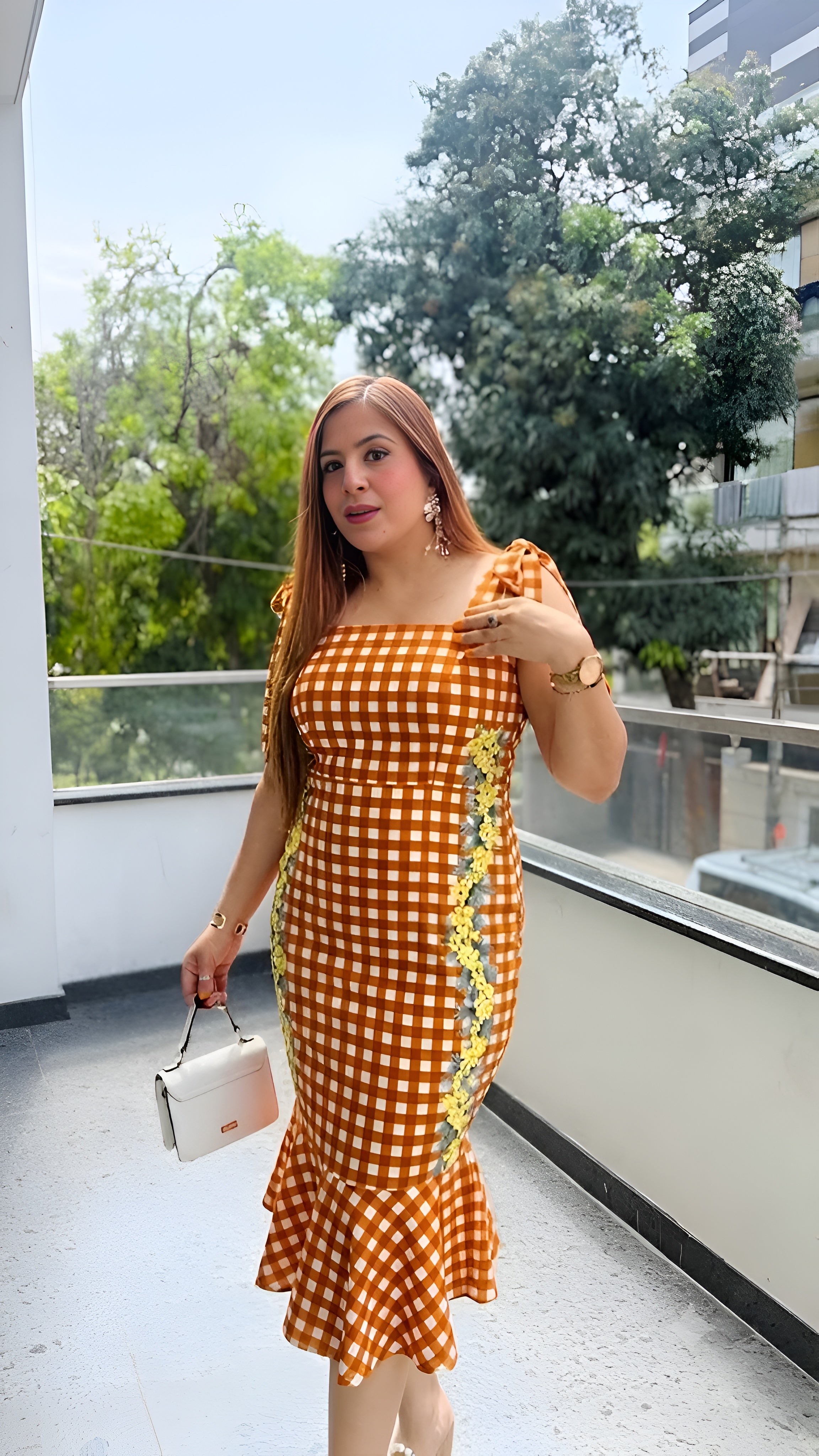Emily In Paris Midi Dress