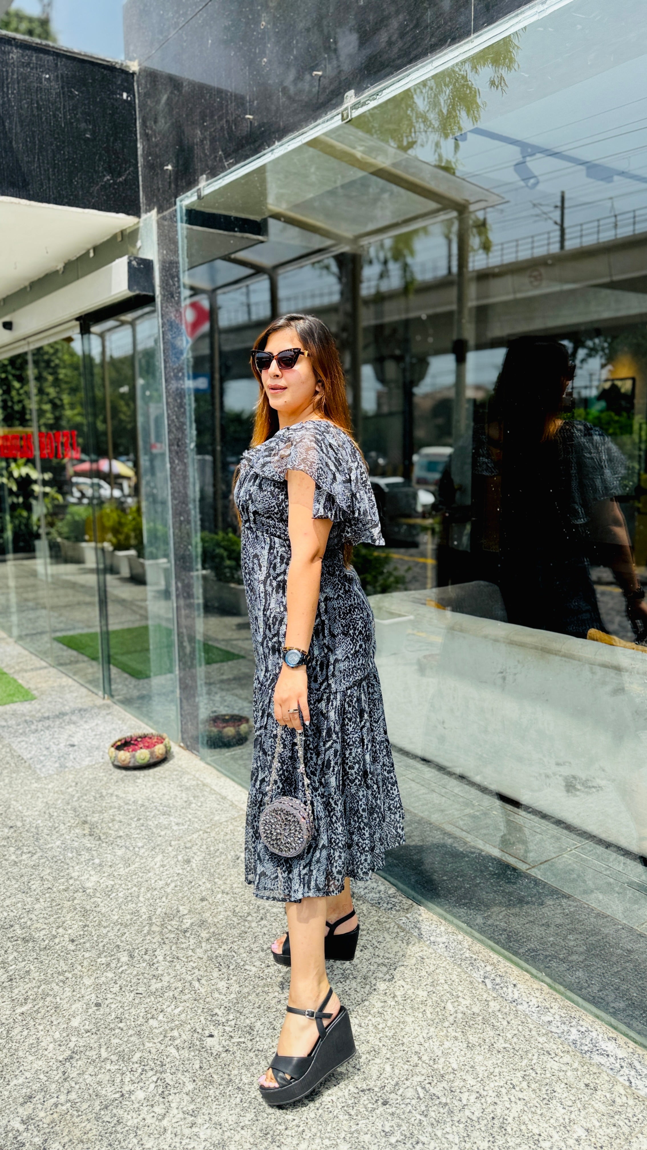 Grey Goose Midi Dress