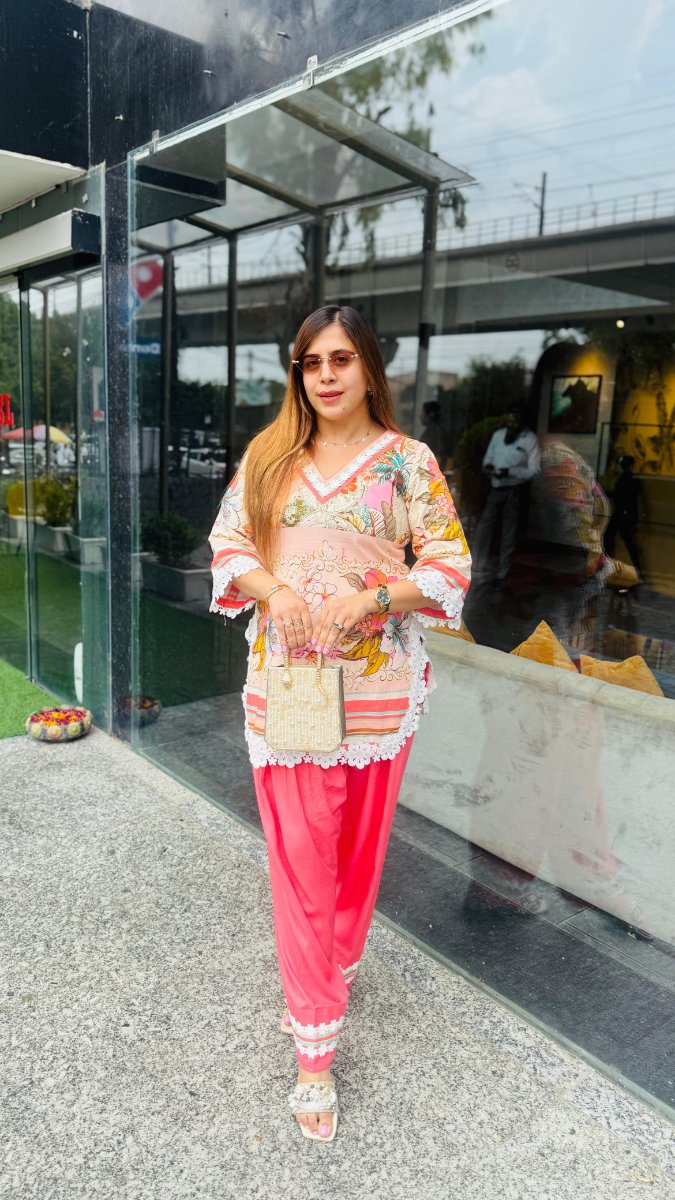 Date The Floral Farshi Co-Ord