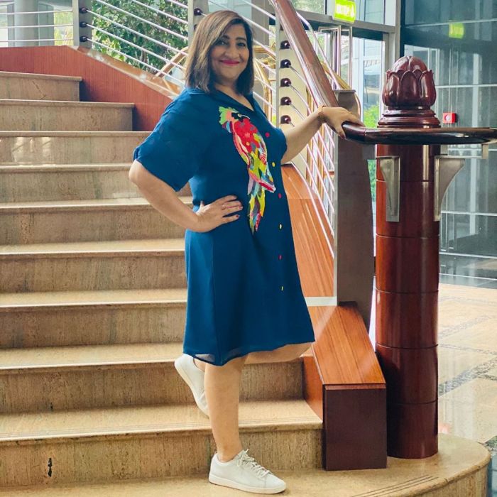 Multicoloured Parrot Dress