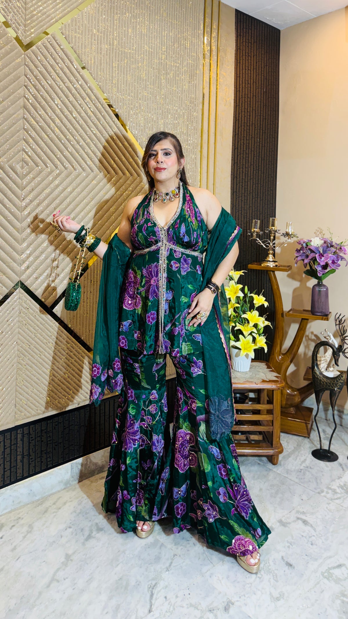 Greedy Green Garara Suit