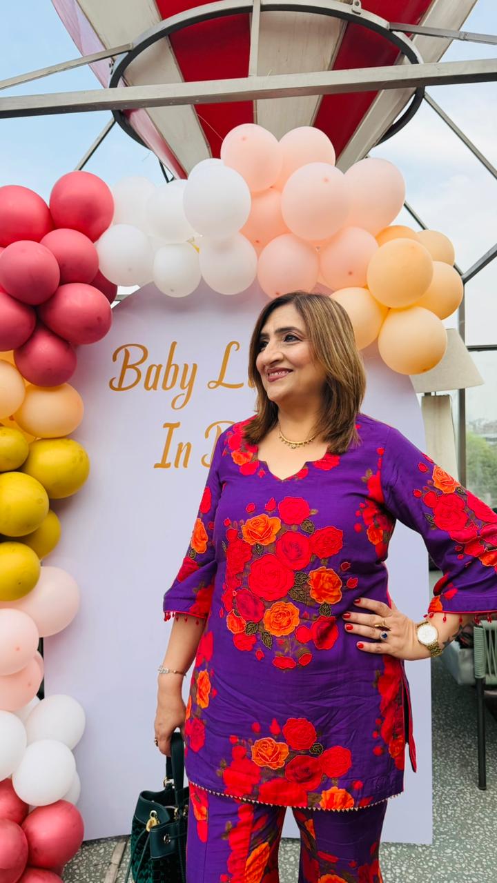 Purple Bougainvillea Co-Ord