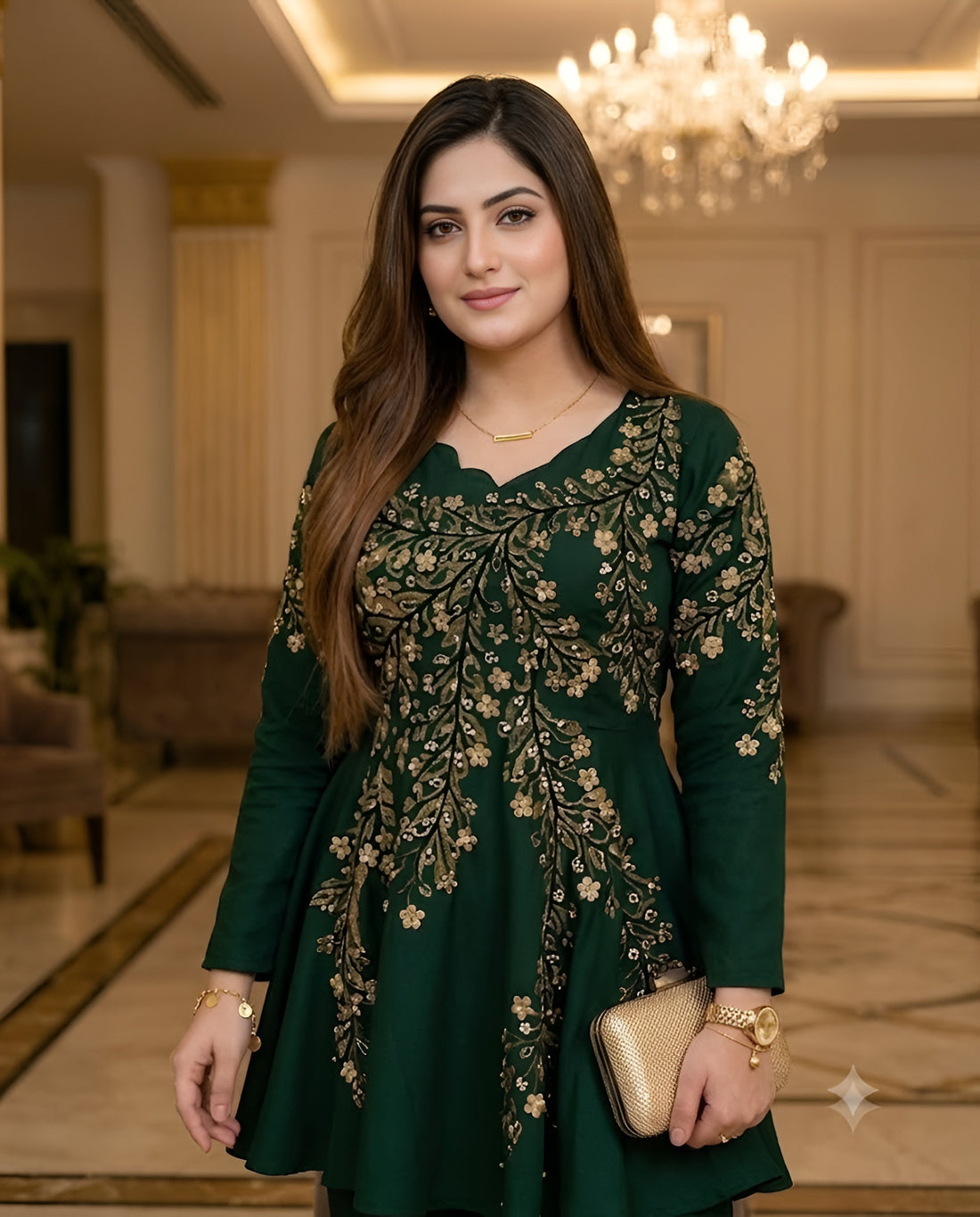 Emerald Bloom Suit