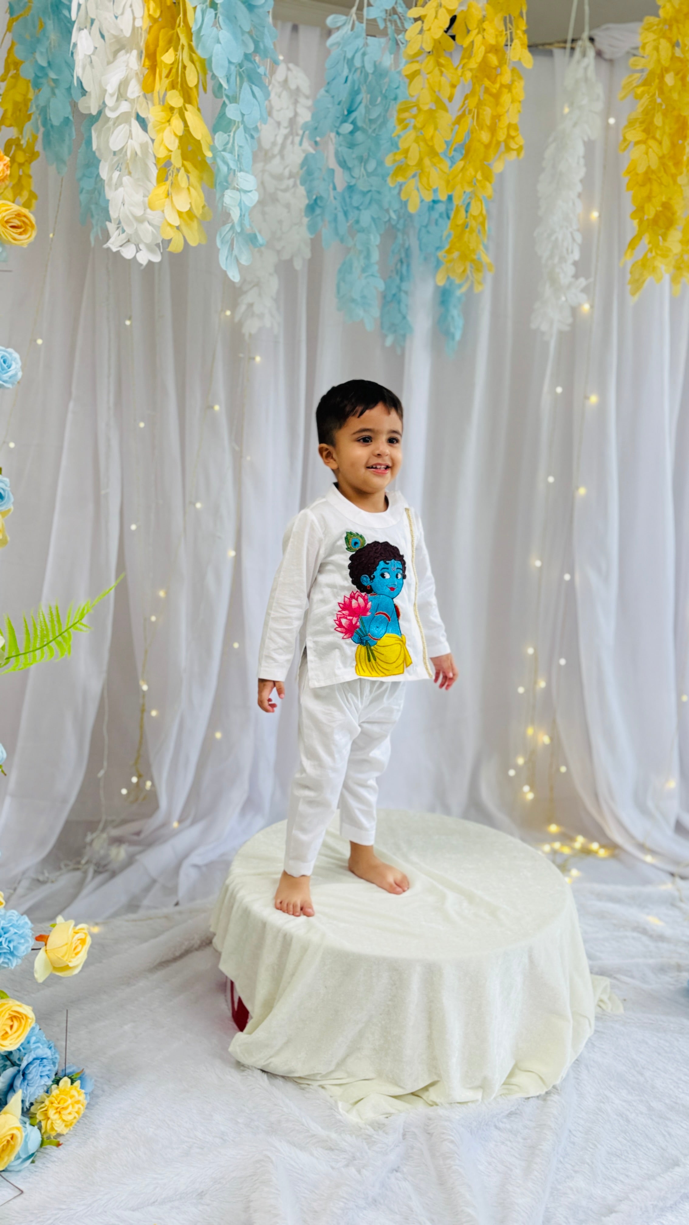 Little Govinda Ivory Kurta Set