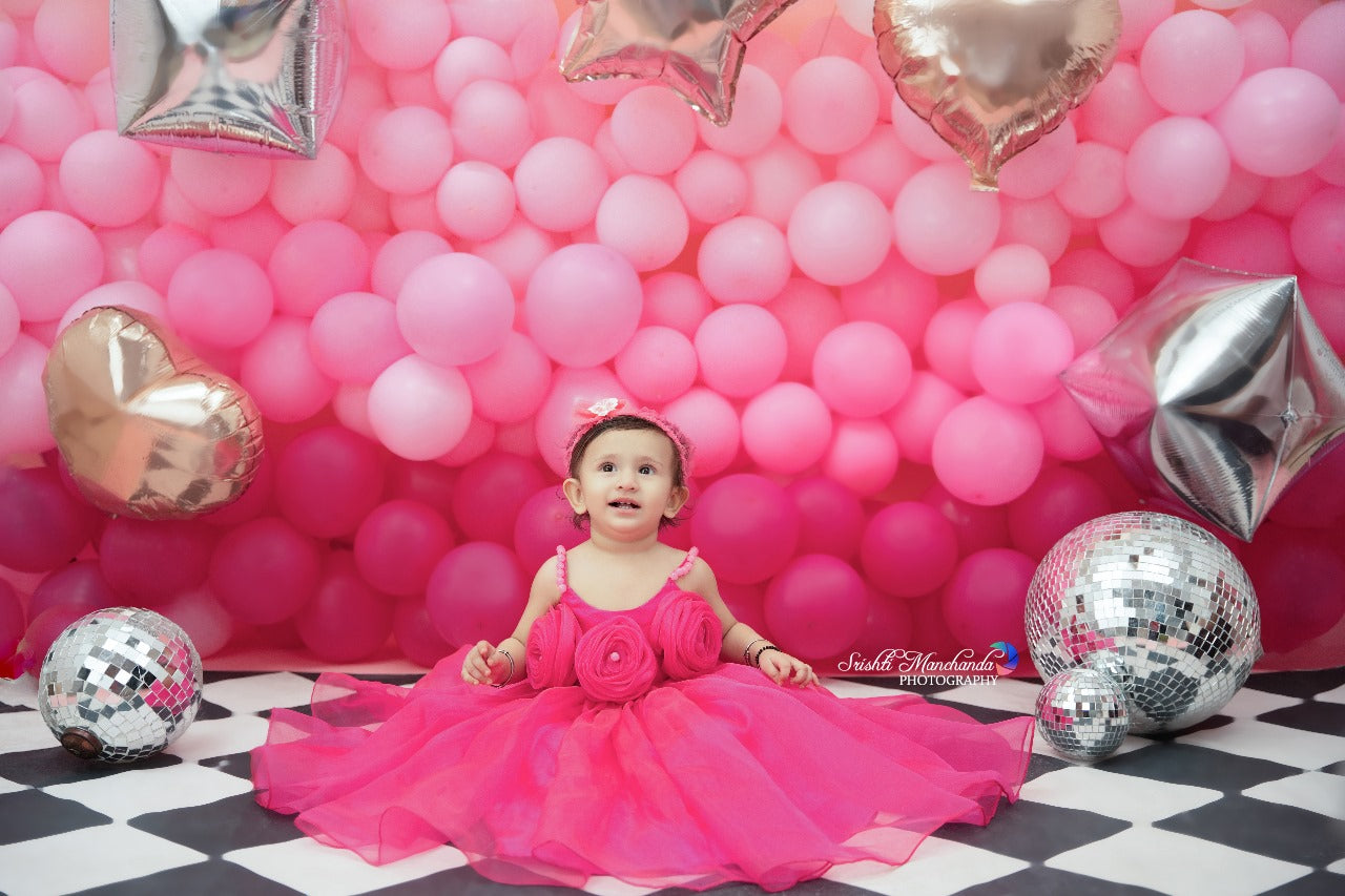 Tickled Pink Organza Gown