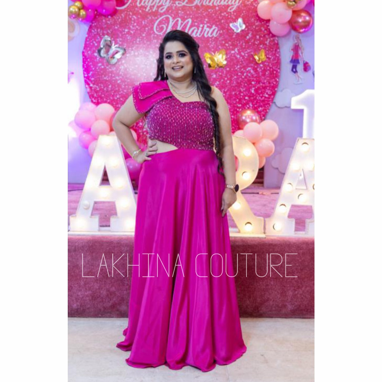 Barbie Theme Mom Gown