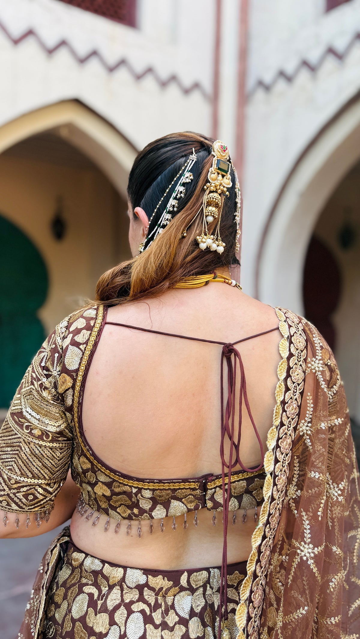 Brown Rang Lehenga