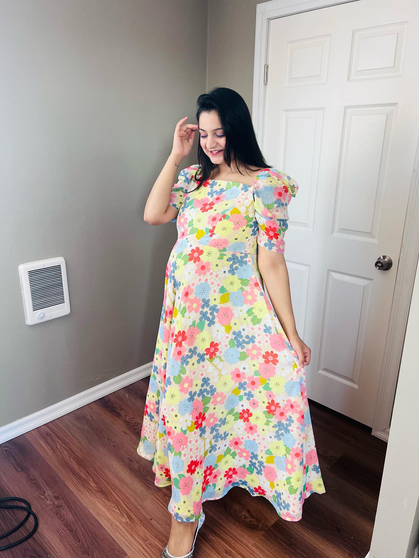 Maternity Floral Maxi