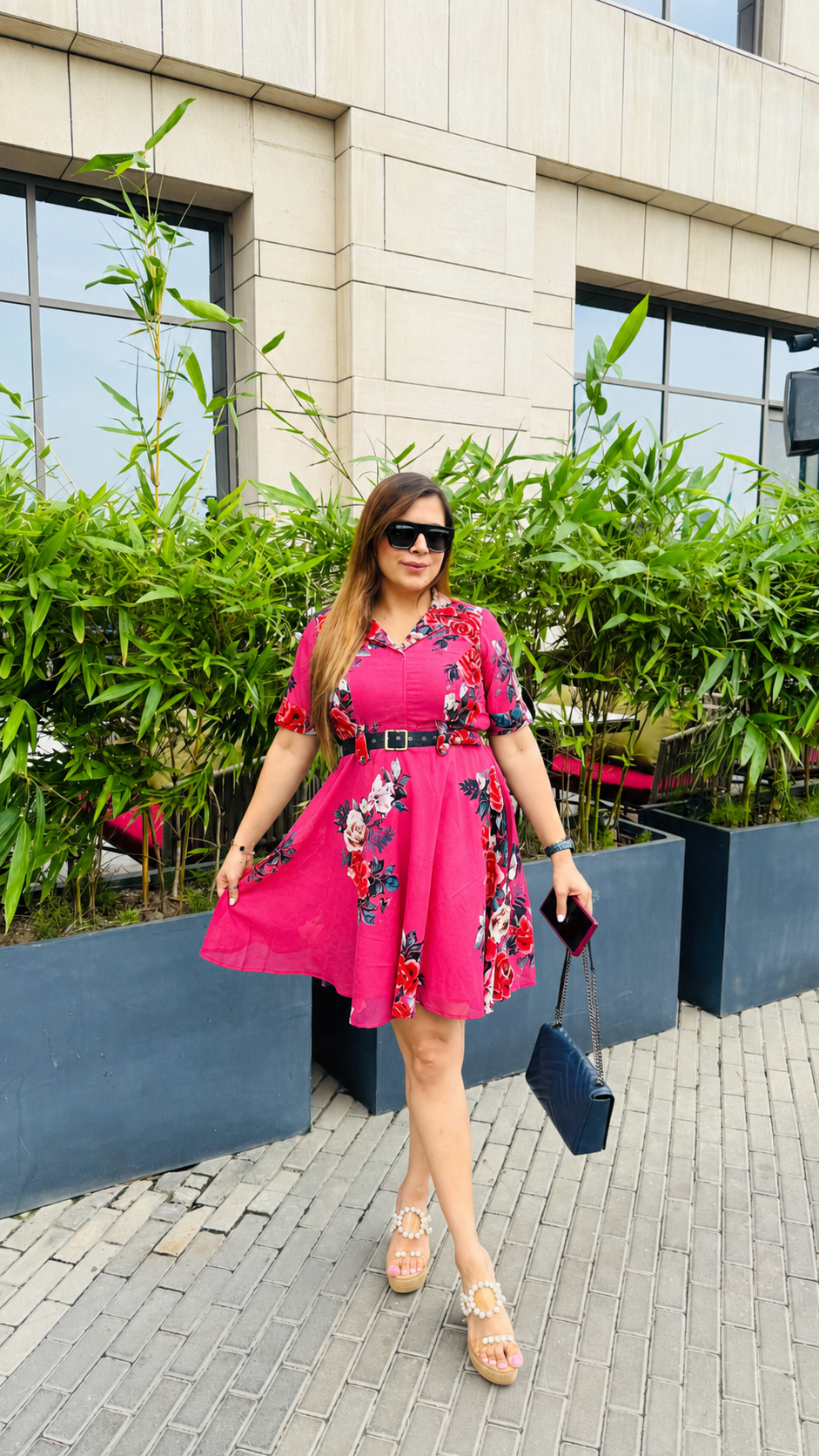 London Affair Pink Dress