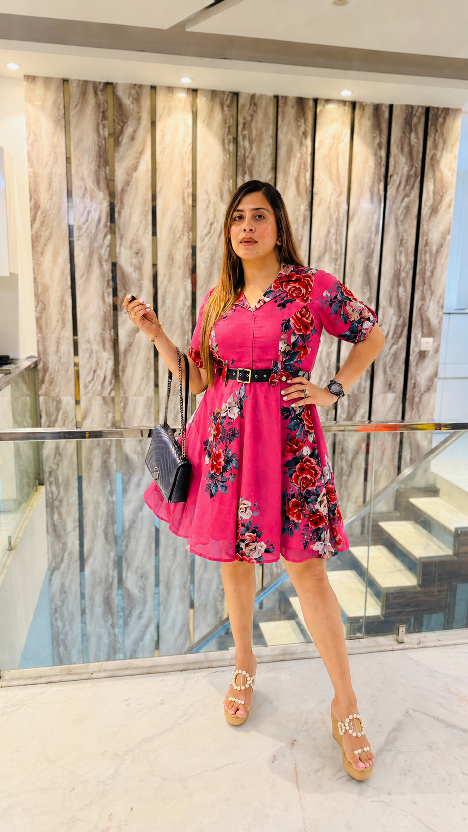 London Affair Pink Dress