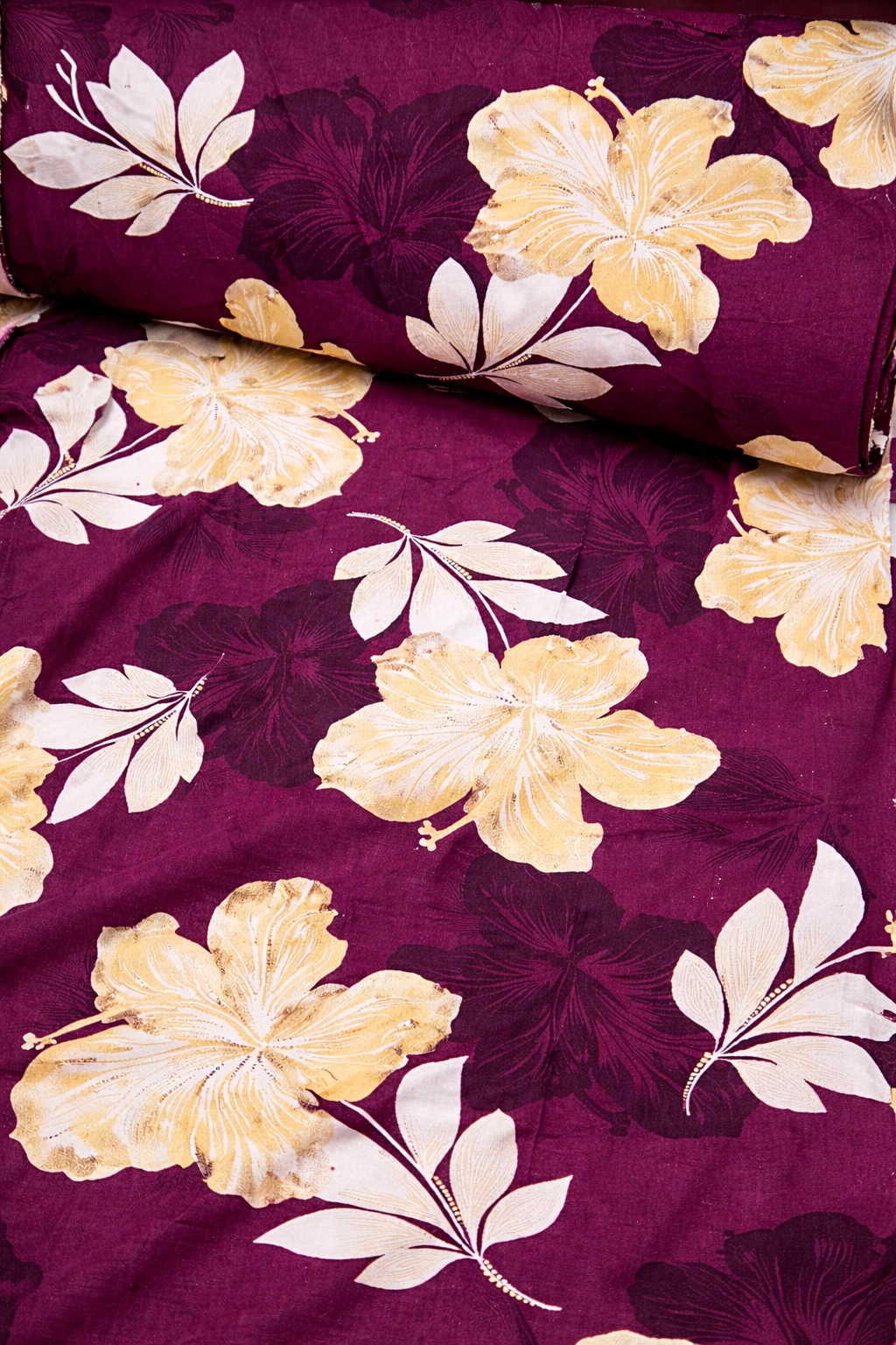 Rayon Cotton Floral Printed Fabric | Lakhina Couture - Look 5