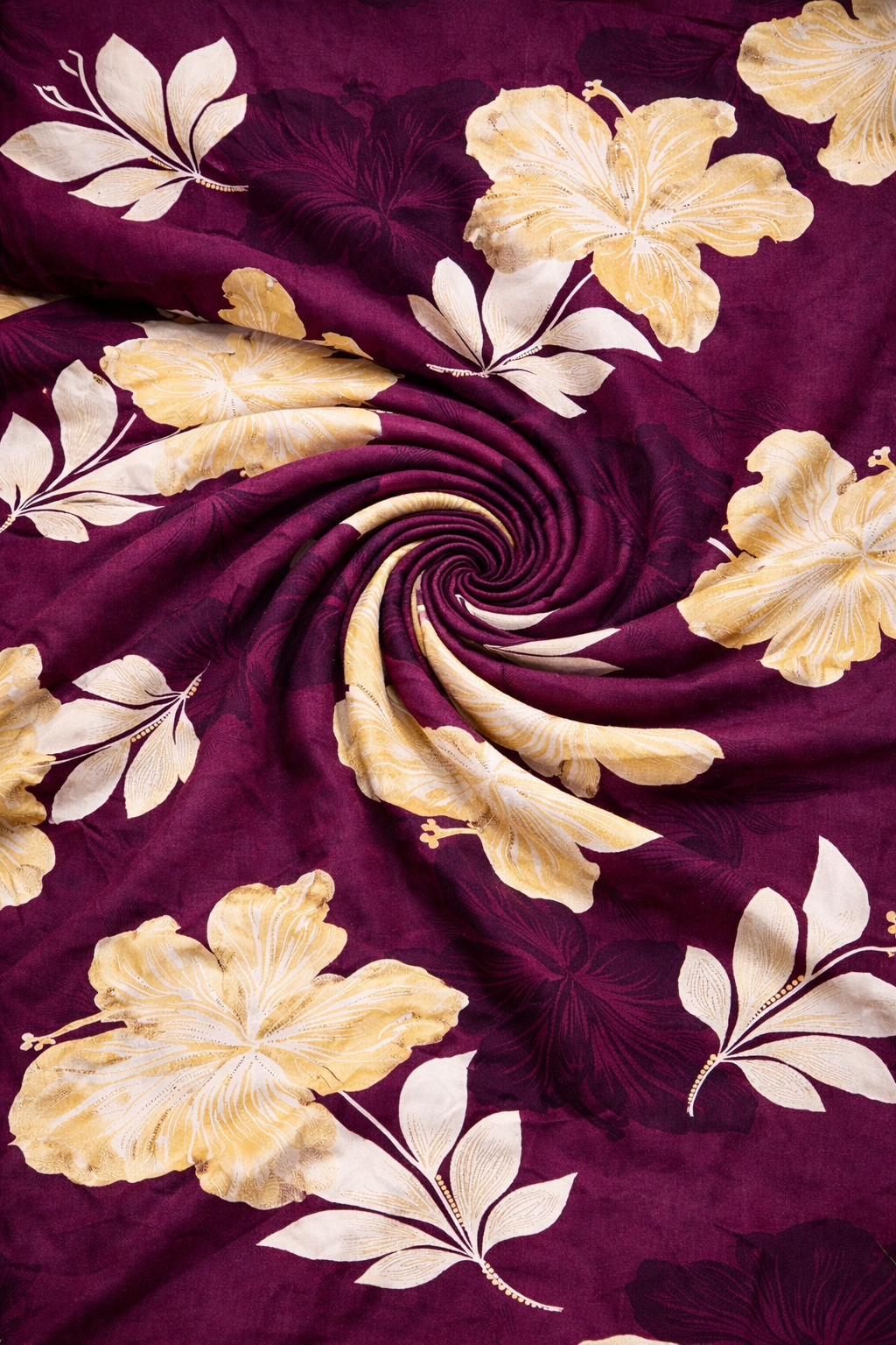 Rayon Cotton Floral Printed Fabric | Lakhina Couture - Look 6