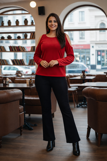 Red Velvet Top