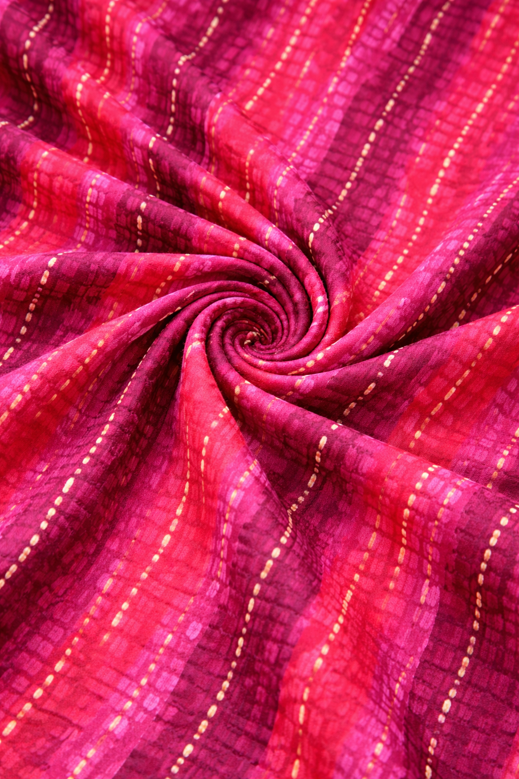 Rayon Cotton Tie & Die Printed Fabric | Lakhina Couture - Look 2