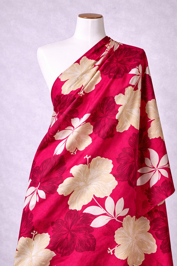 Rayon Cotton Floral Printed Fabric | Lakhina Couture