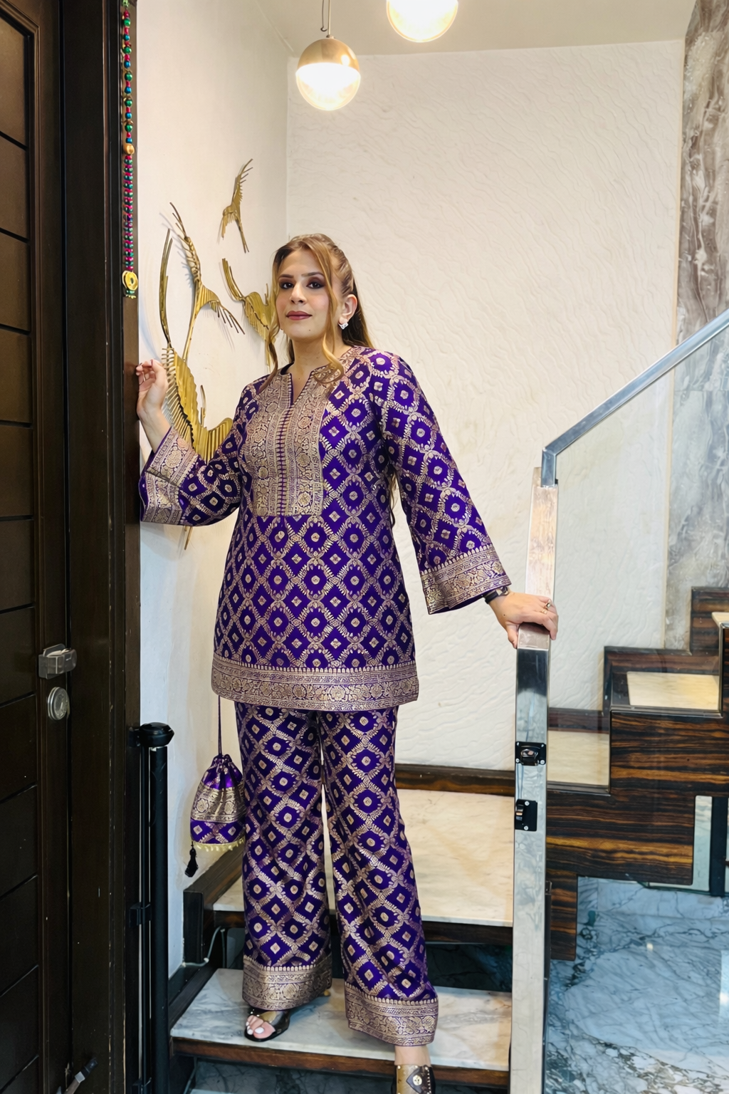 Bake the Black Co-Ord (with a Potli Bag)