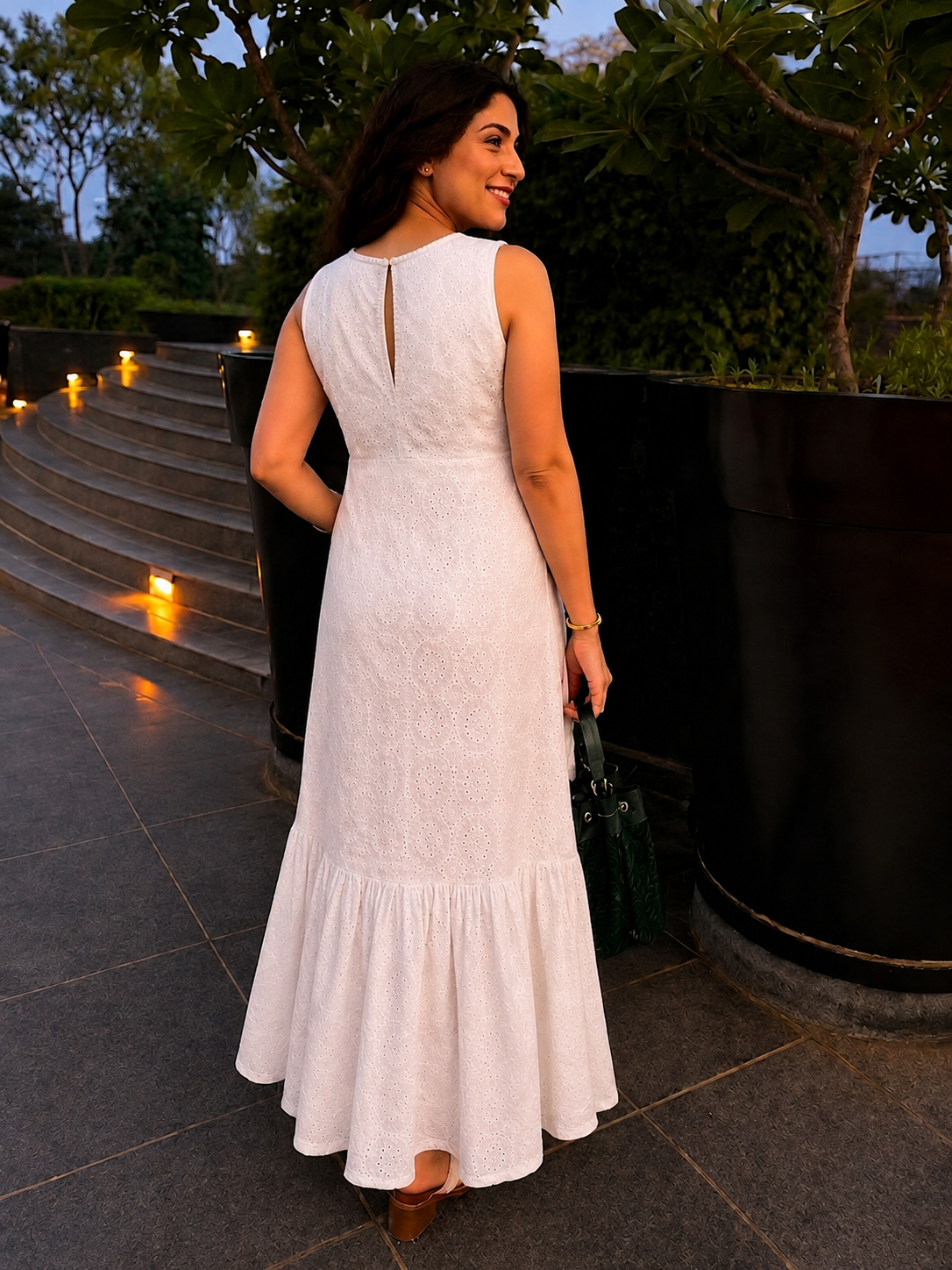 Cotton Shifili Maxi Dress