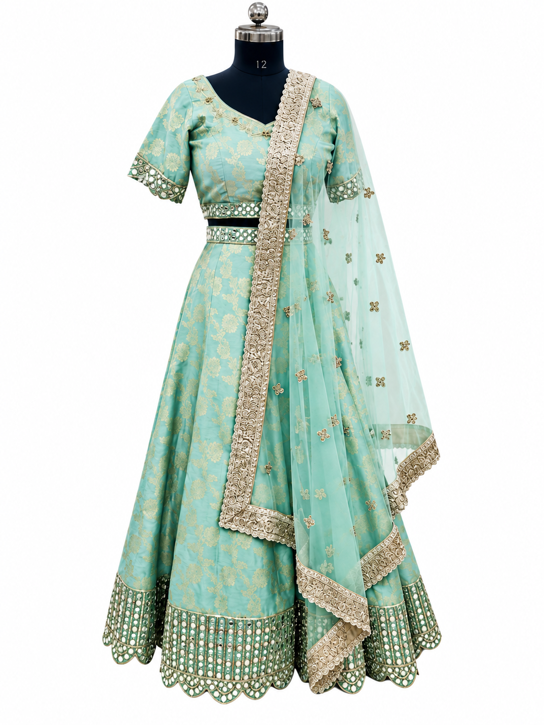 Sage Green Lehenga Set