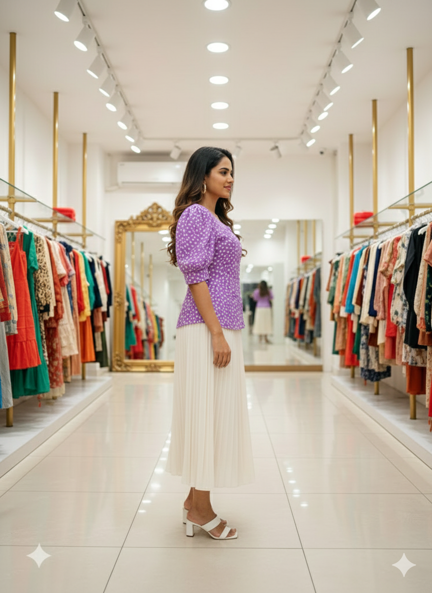 Lilac Breeze Button-Up