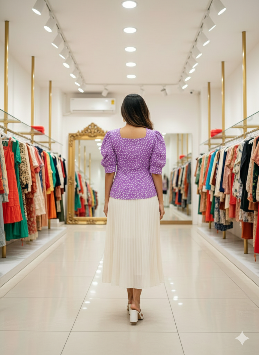 Lilac Breeze Button-Up