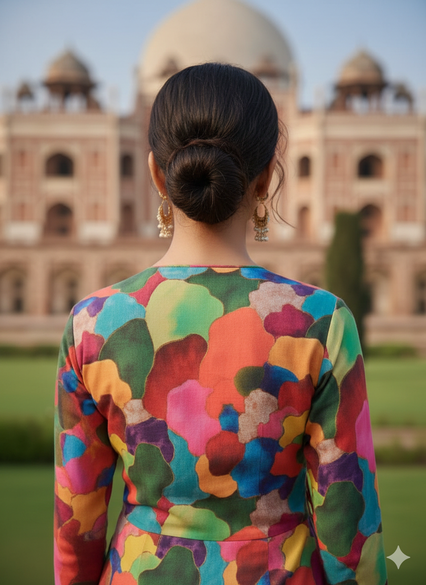 Lakhina Couture Holi Special Multicolor Designer Kurti