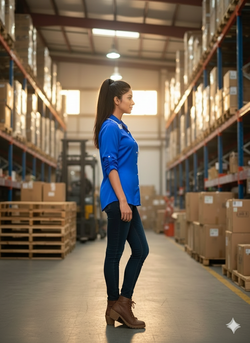 Royal Blue Old Money Shirt