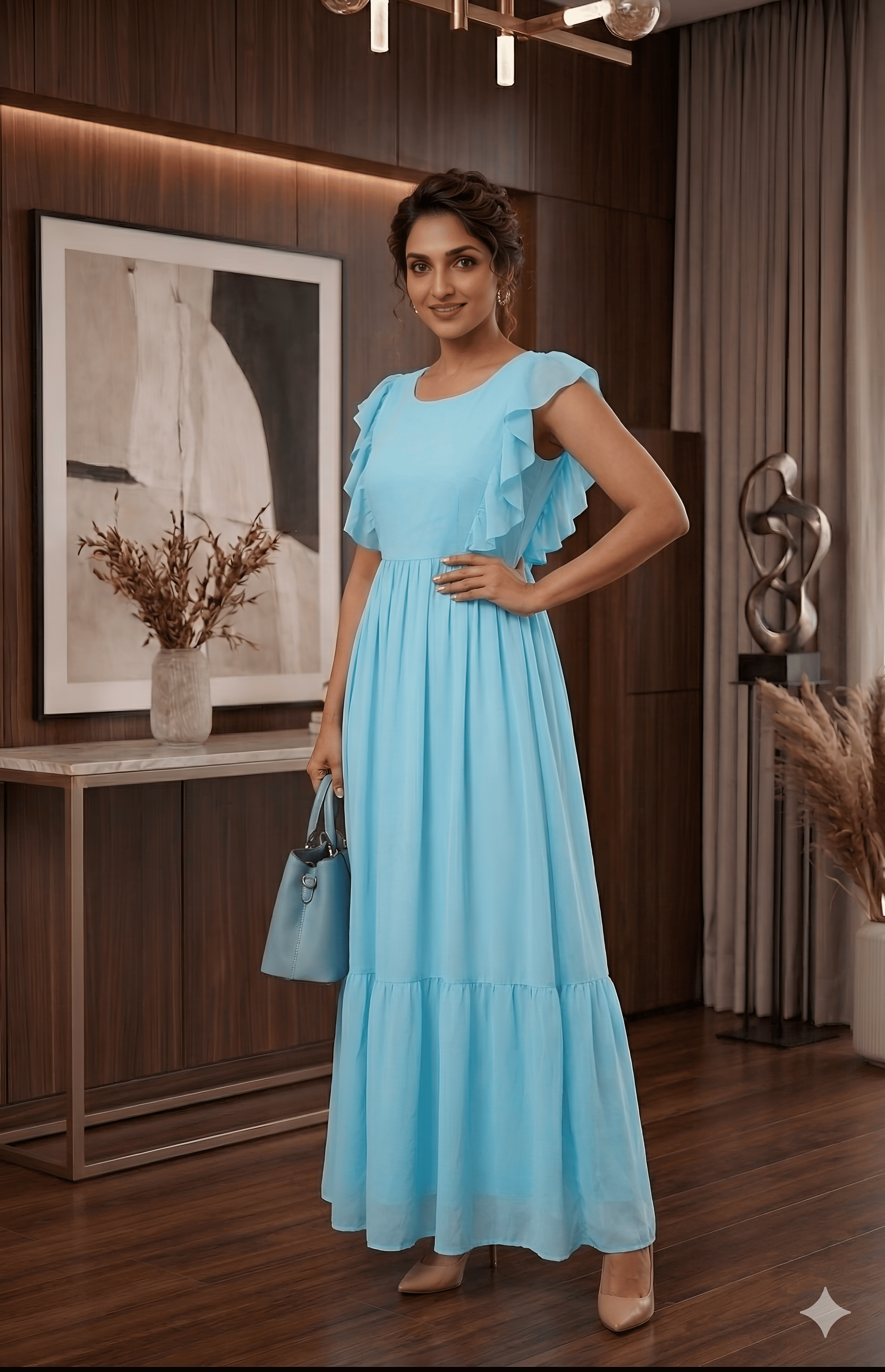 Sky Blue Stunning Maxi