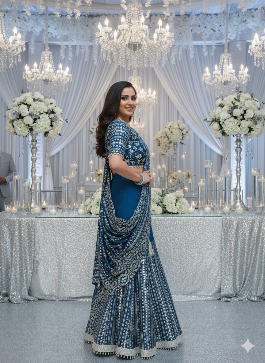 Bespoke Peacock Saree