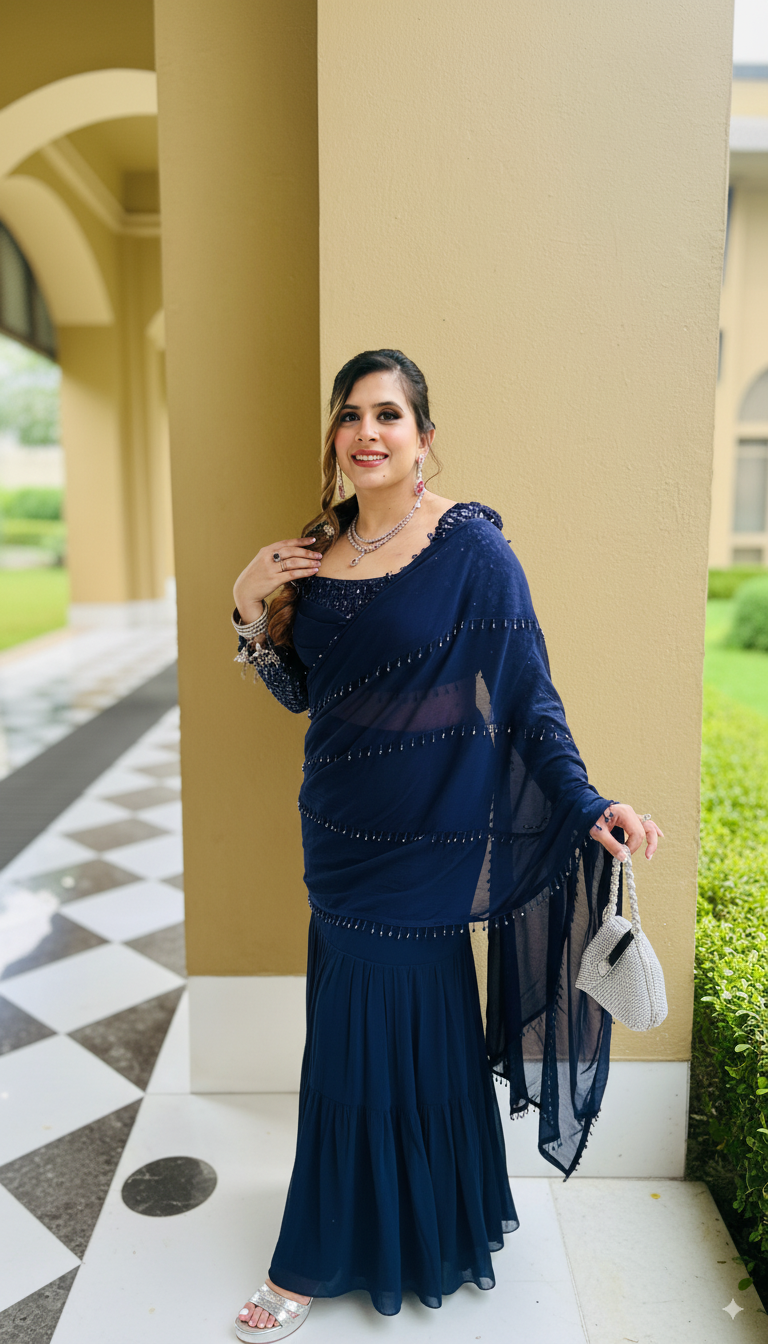 Date me Karva Fish Cut Saree (NG)