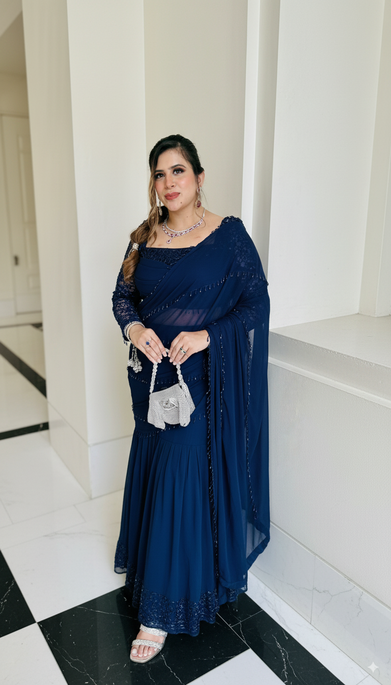 Date me Karva Fish Cut Saree (NG)