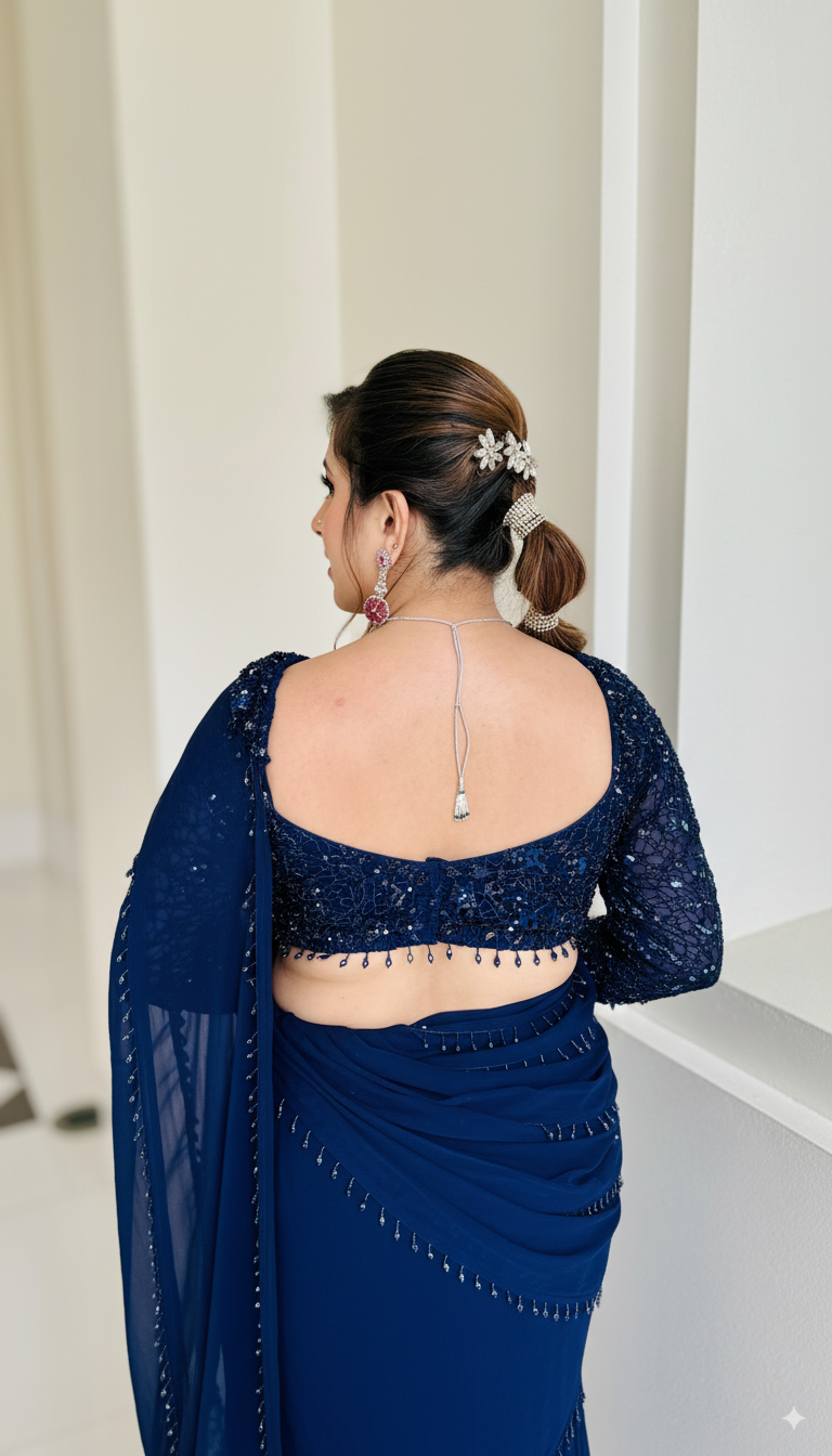 Date me Karva Fish Cut Saree (NG)