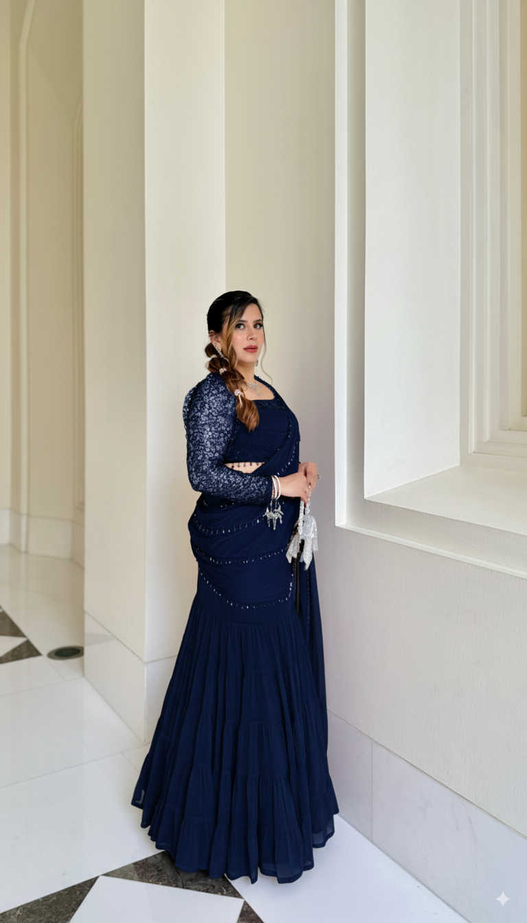 Date me Karva Fish Cut Saree (NG)