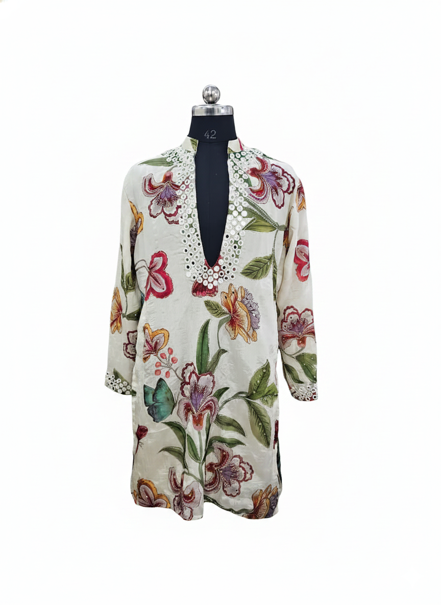 Men’s Festive Wear Floral Kurta