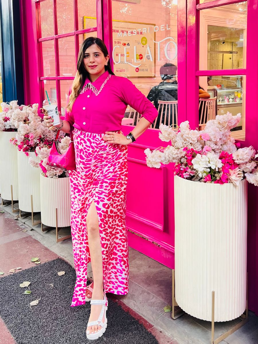 Hot Pink Cheetah Skorts Co-Ord