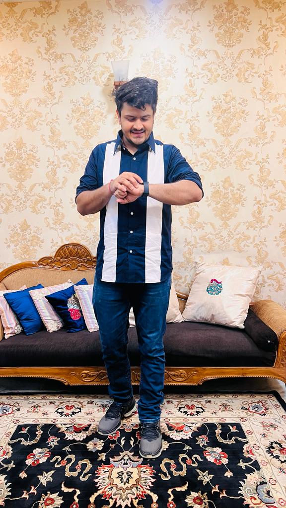 Menswear Blue & White Stripes Shirt