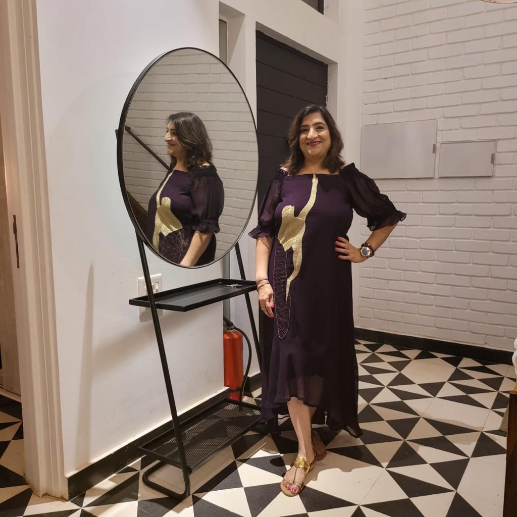 Wine Girl Midi Dress