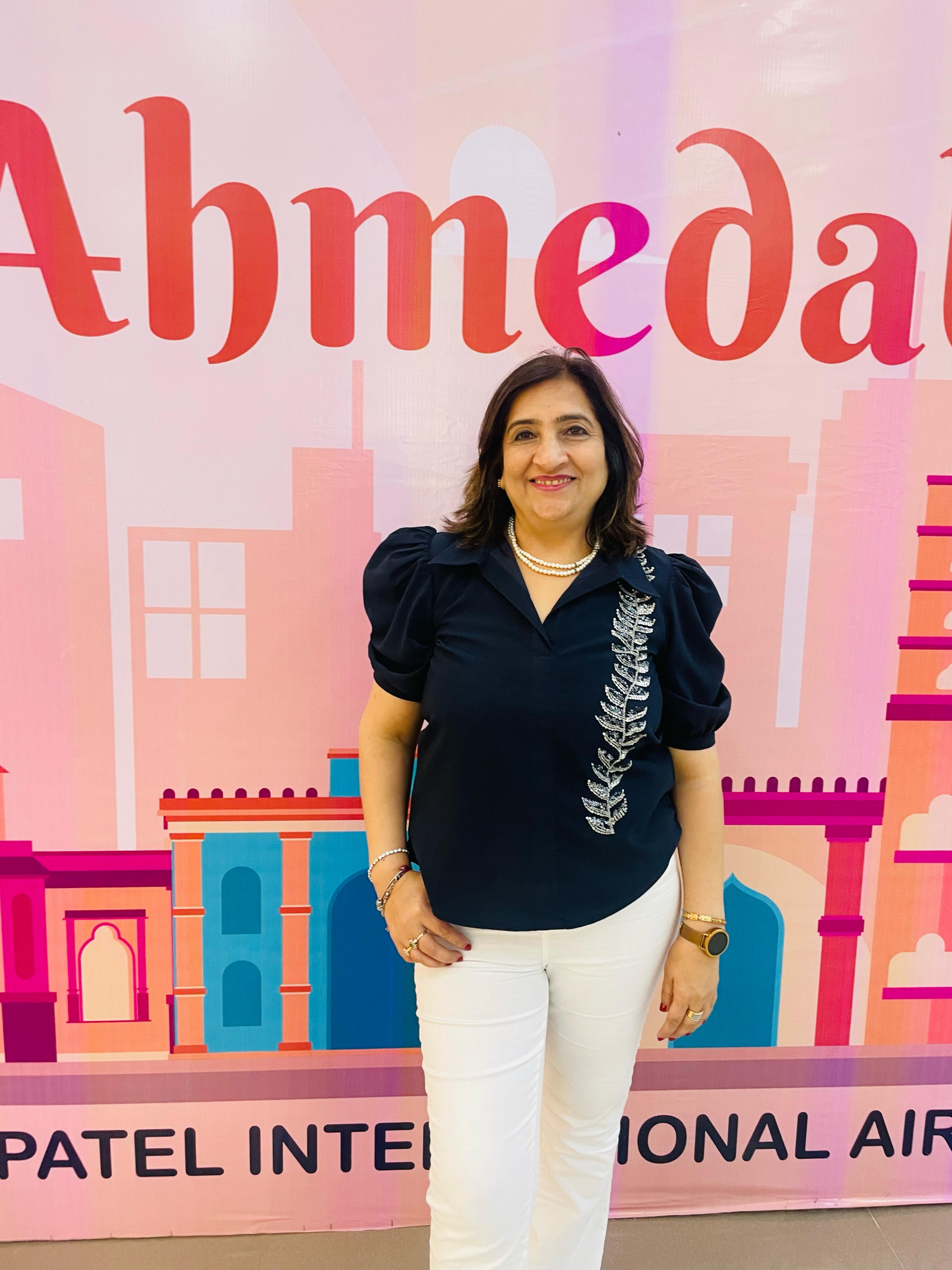 Navy Blue Hand Embroidered Top